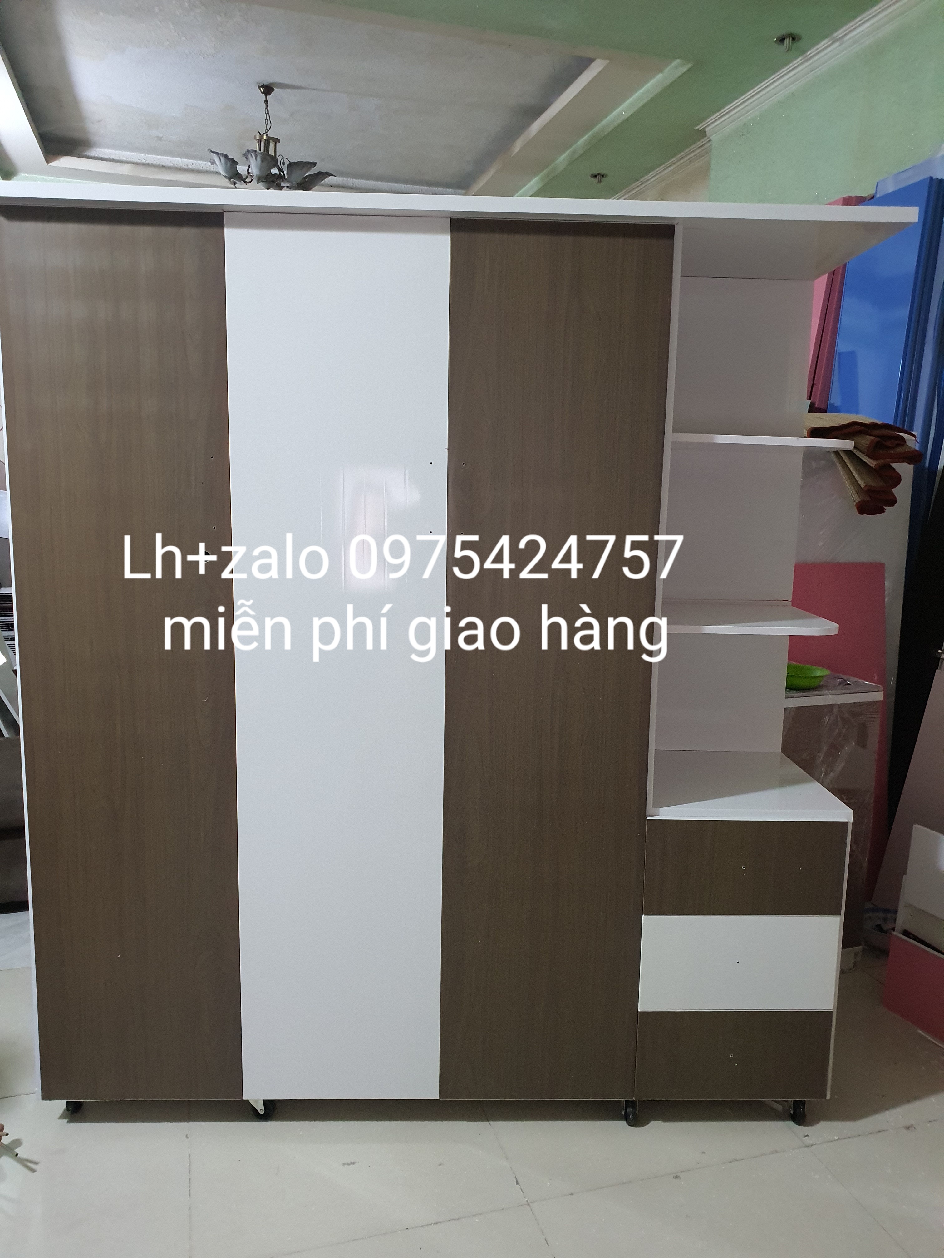 Tủ nhựa đài loan 3 cánh 1 kệ