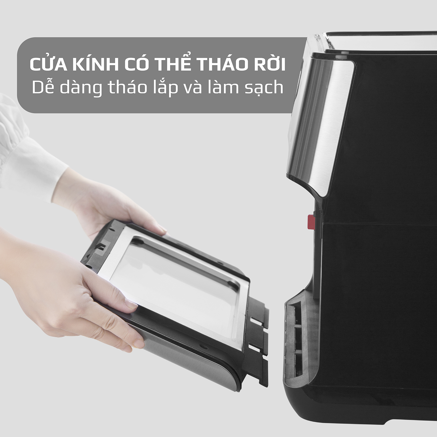 Nồi Chiên Không Dầu OLIVO AF 12 Dung Tích 12L - Công Suất 1800W