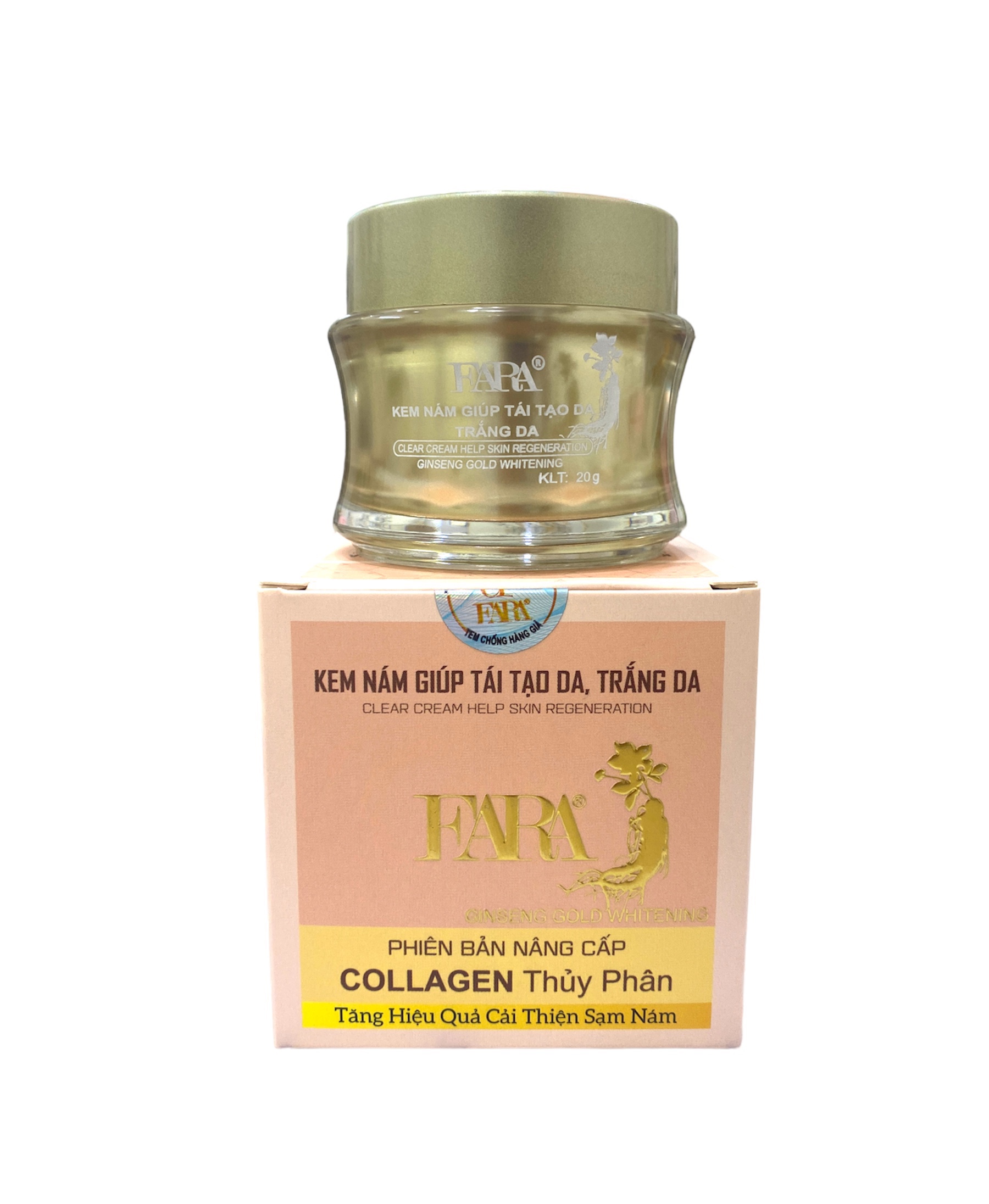 Kem Sâm Dưỡng Trắng Ngừa Nám Fara 20g