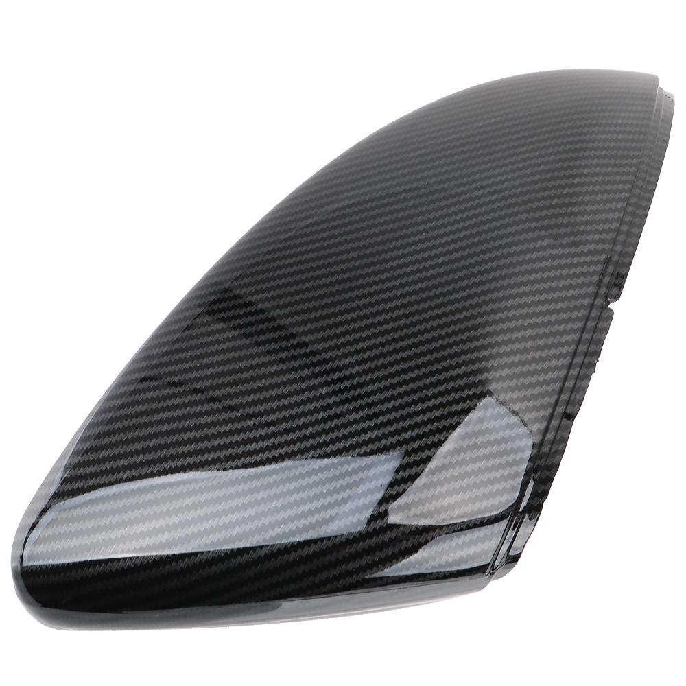 Car Mirror Covers Caps 2 Pcs/set Auto Accessories Car-styling Bright Carbon Black Cover RearView Mirror Case Cover For VW Golf MK7 7.5 GTI 7 7R