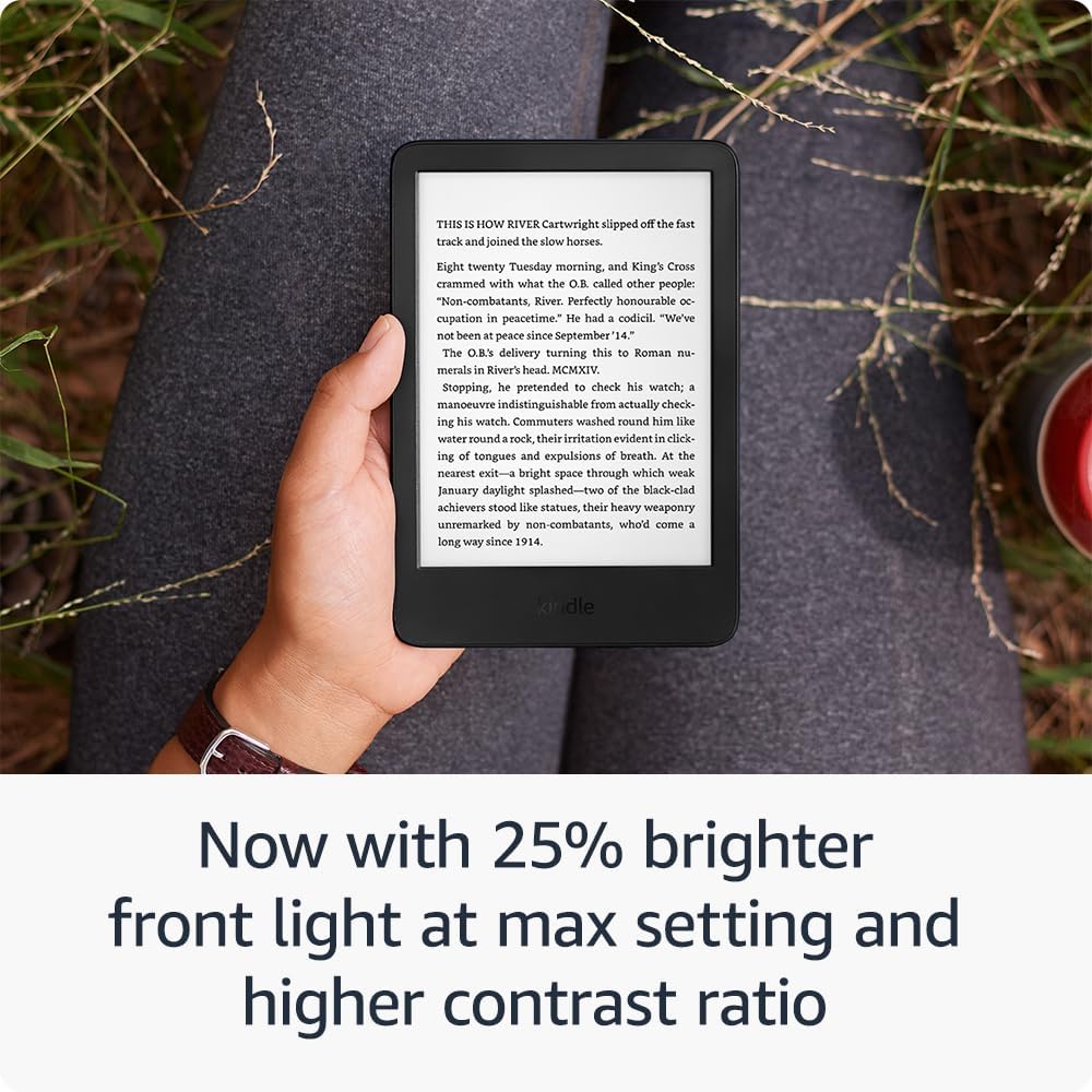 Máy đọc sách New Kindle 2024, 16Gb Mới nguyên Seal - Hàng chính hãng