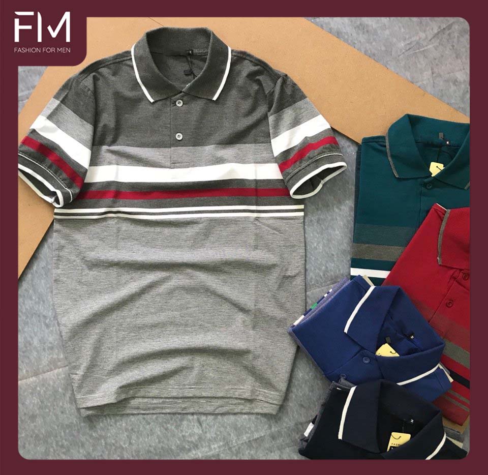 Áo Polo nam cổ bẻ ngắn tay, chất liệu cao cấp, thoáng mát, bền màu, thiết kế trẻ trung – FORMEN SHOP – FMPS054 - RÊU - L