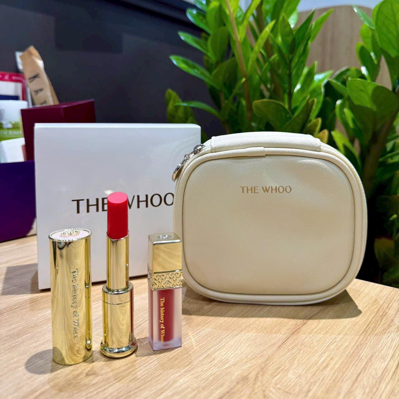 Bộ Son Dưỡng Whoo Glow Lip Balm Màu Red