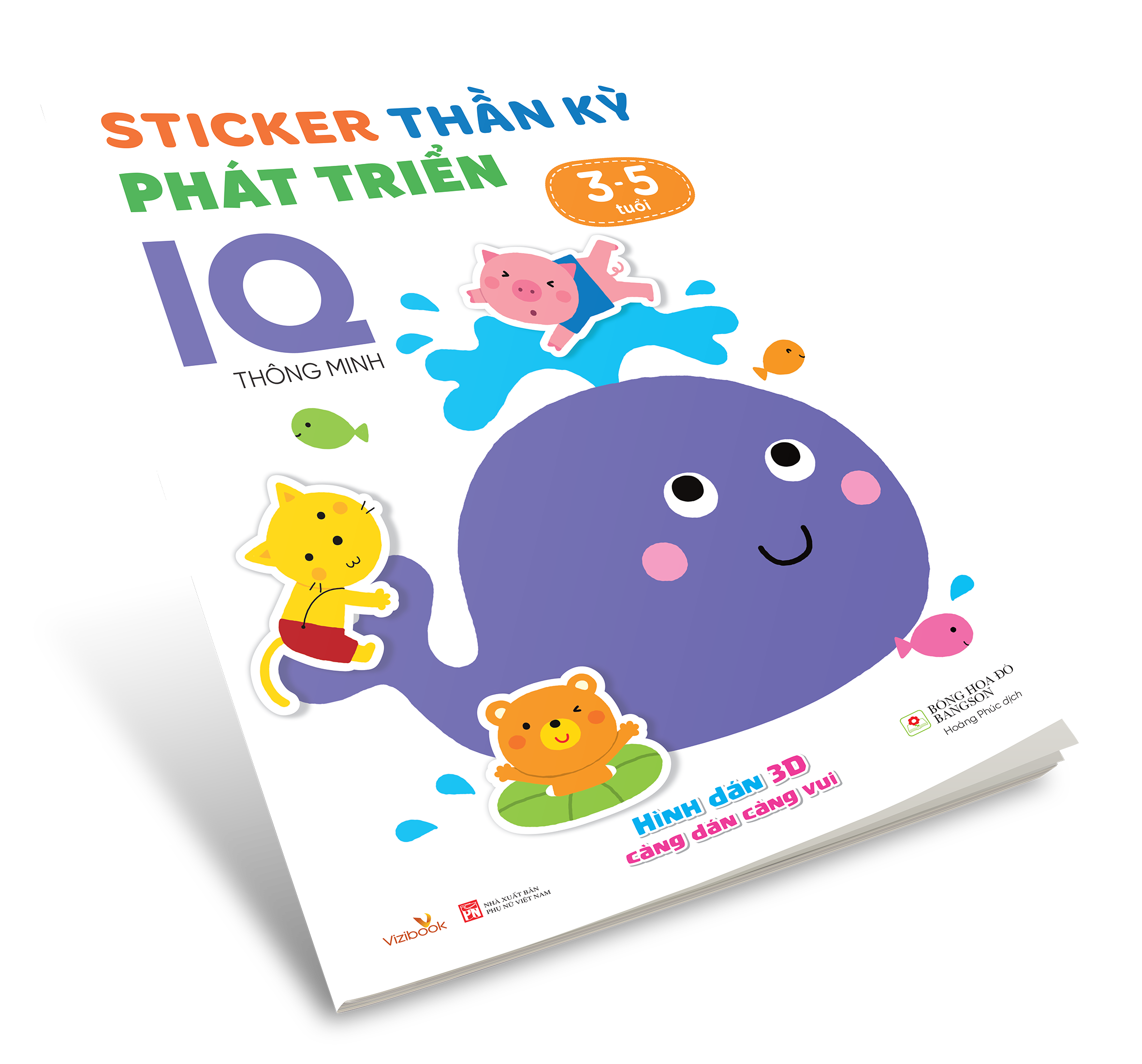 STICKER THẦN KỲ PHÁT TRIỂN (3-5 TUỔI) - COMBO 3 CUỐN