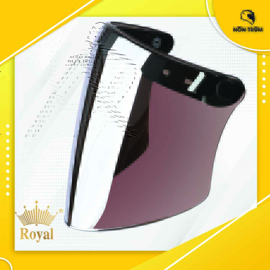 Kính Thẳng Royal Dành Cho Mũ Bảo Hiểm