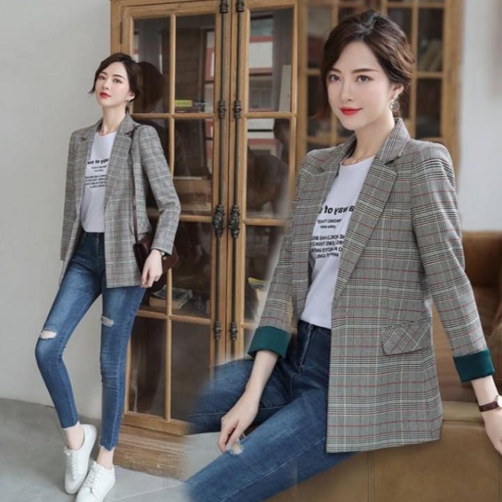 Áo khoác vest, blazer nữ cao cấp phong cách Hàn Quốc NA72