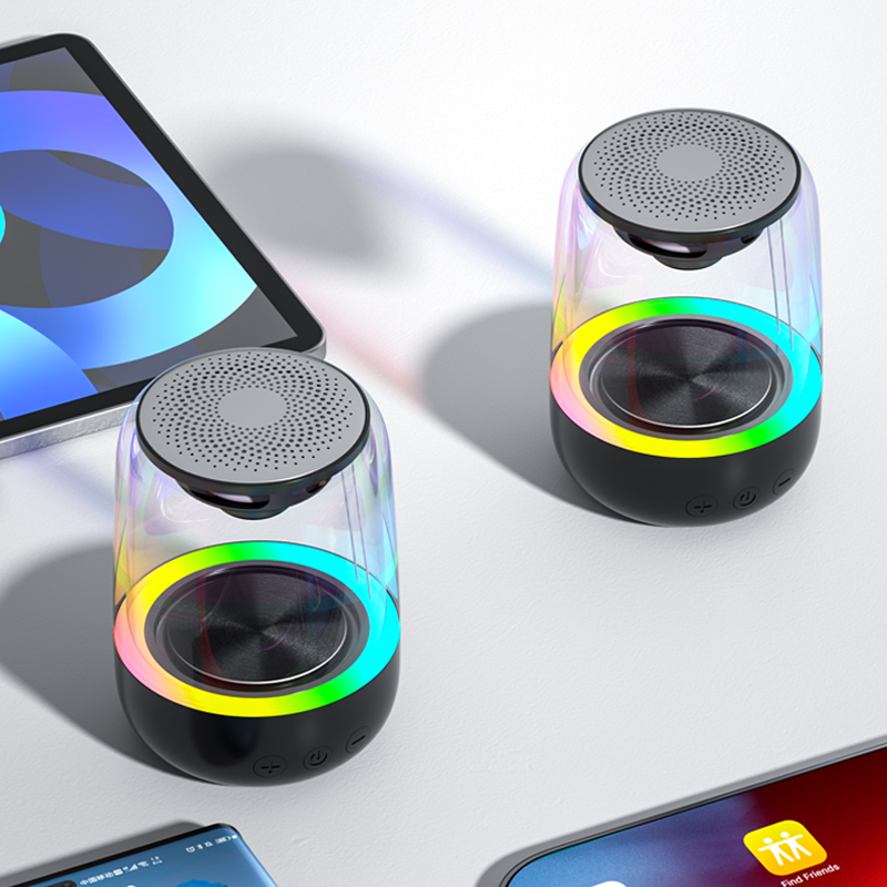 Loa Bluetooth YAYUSI C7 mặt giả kính, có khe cắm thẻ nhớ, chất lượng âm thanh to, Hàng chính hãng ủy quyền Kim Ánh