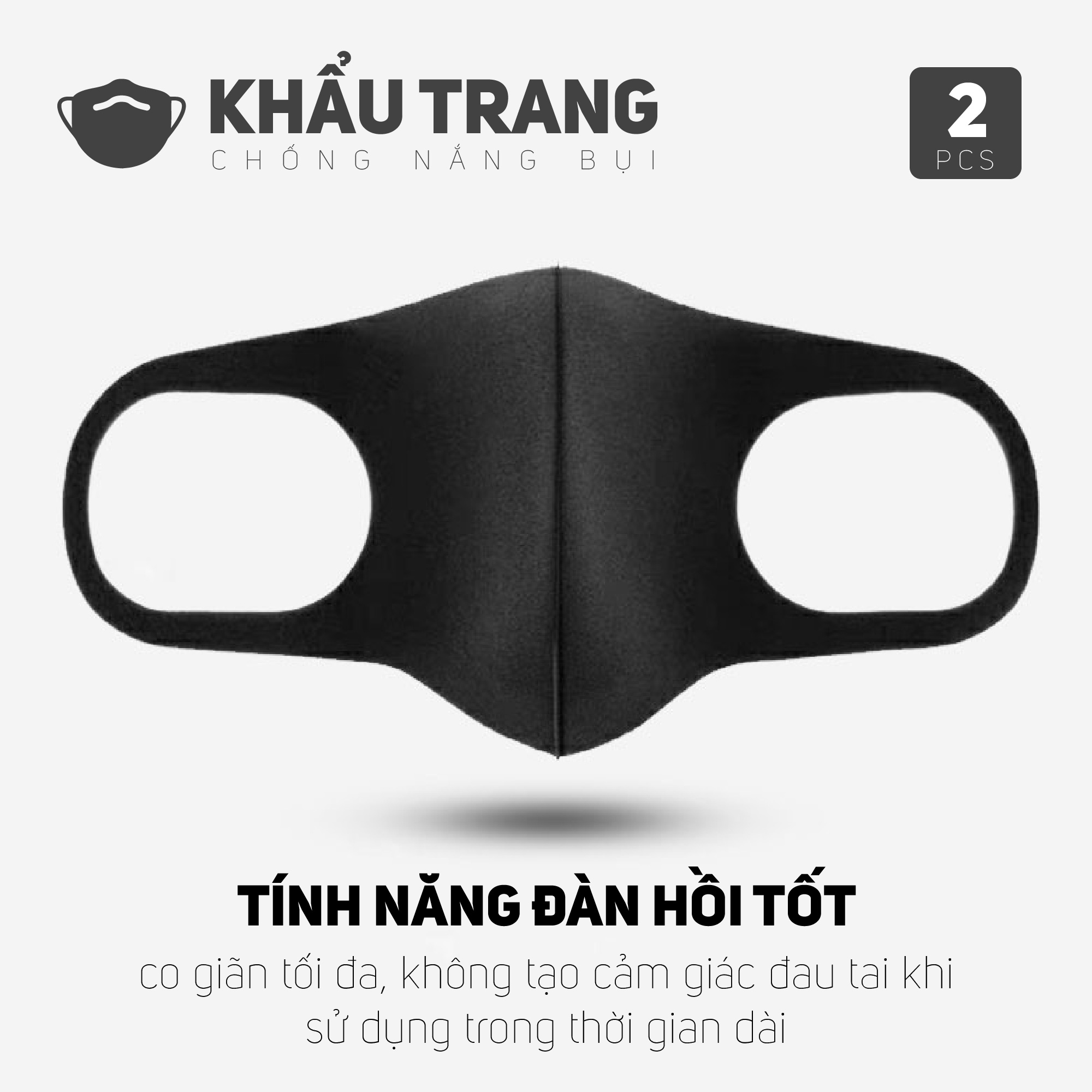 Khẩu Trang Vải 3D Chống Ô Nhiễm Bụi Mịn, chống Nắng Công Nghệ NHẬT BẢN,khẩu trang chống tia uv,khẩu trang vải su co giãn 4 chiều tao cảm giác thoải mái khi sủ dụng