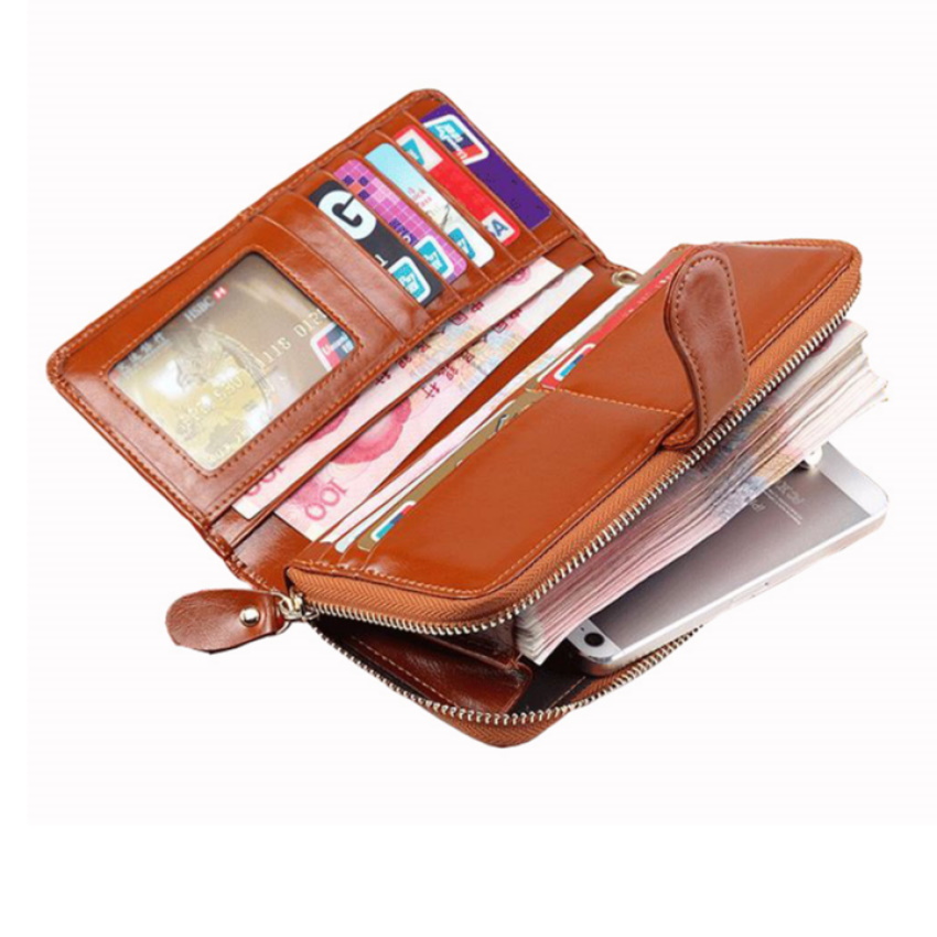 Ví nữ cầm tay dáng dài da cao cấp 204447