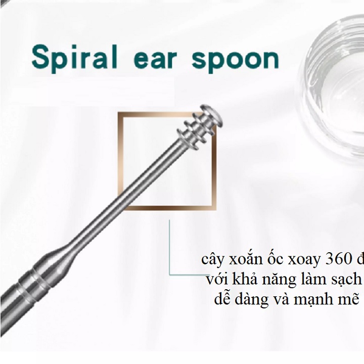 Bộ ráy tai lò xo 6 món cho bé rất tiện dụng