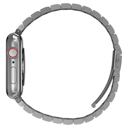 Dây Đeo UNIQ Strova Steel Link Band dành cho AppleWatch 44/42MM - Hàng Chính Hãng