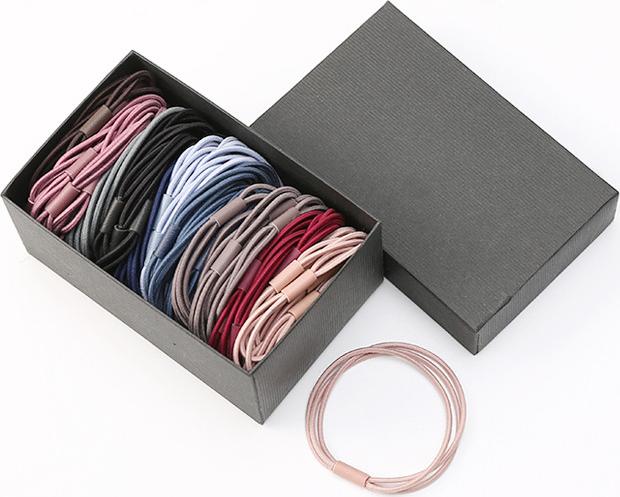 Sét 60 dây buộc tóc cao cấp xuất Nhật HD10