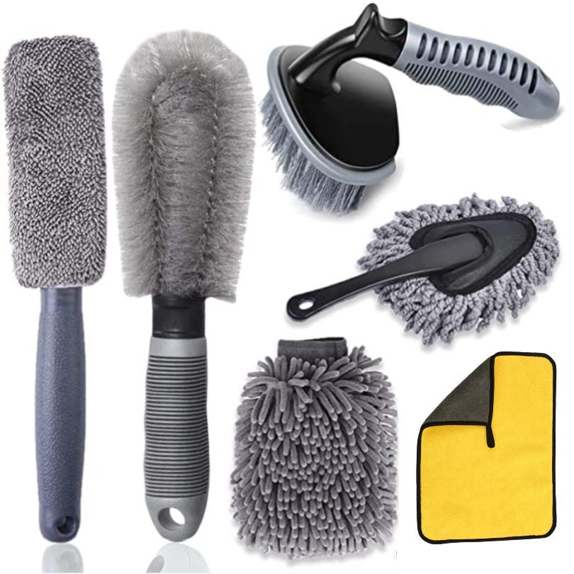 Set 6 Cọ Vệ Sinh Xe Ô Tô Tiện Lợi