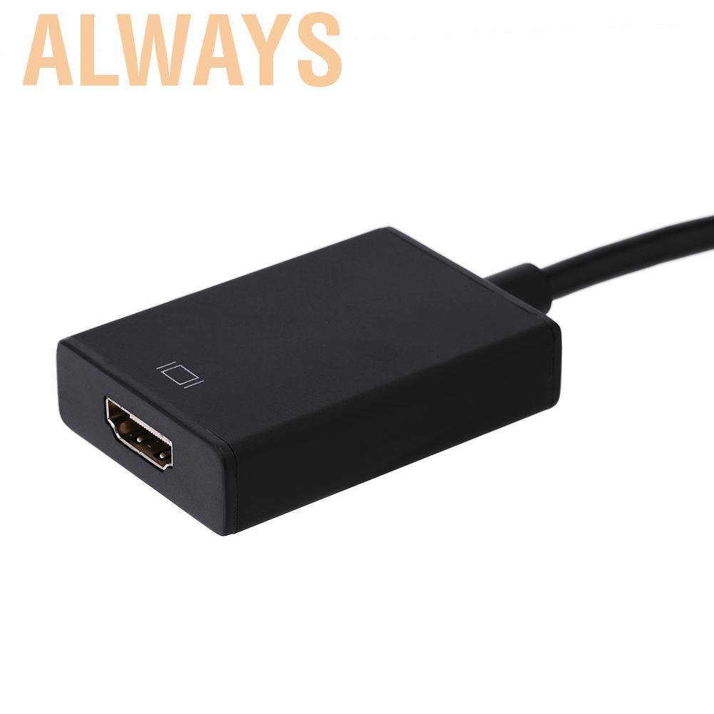 Bộ cáp chuyển đổi từ giác cắm VGA 3.5mm sang cổng HDMI