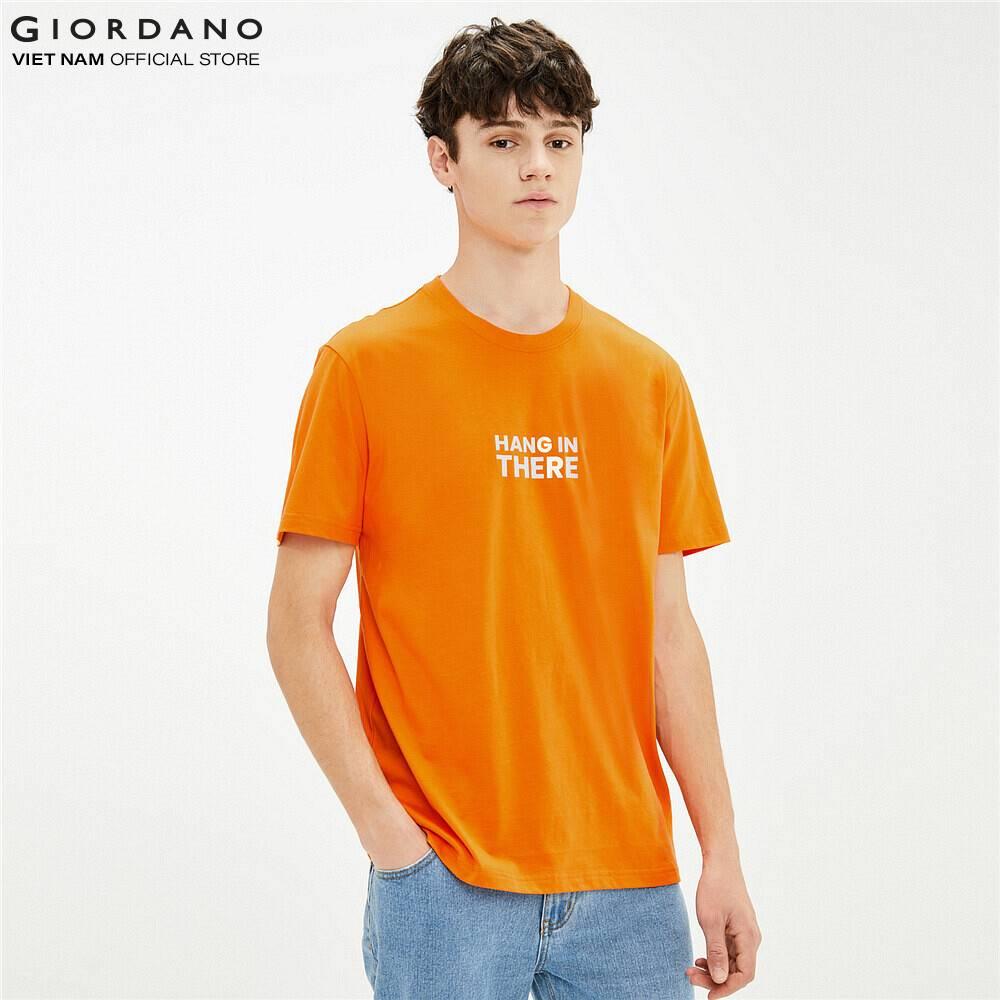 Áo Thun Ngắn Tay Cổ Tròn Nam Giordano Msg Printed Tee 01091208