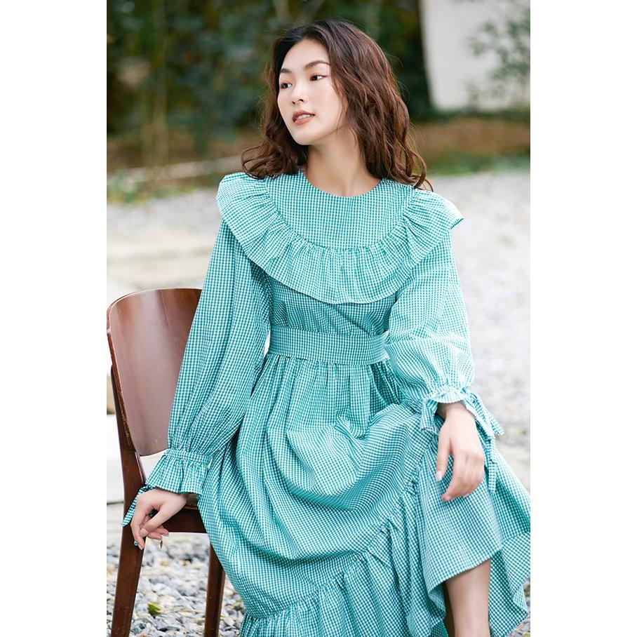 LIIN - Đầm dài tay xinh xắn tông màu pastel