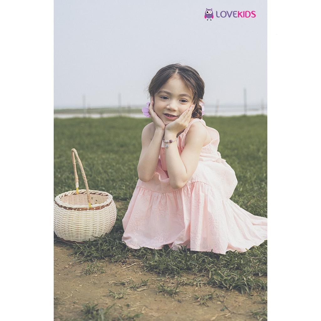 Váy hai dây cổ yếm dáng xoè GMG21DR01301 - Lovekids