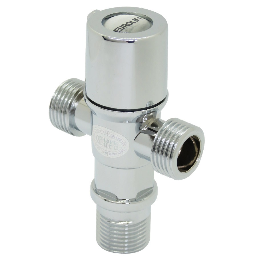 Van giảm áp, T chia bồn cầu nhựa ABS mạ Chrome Eurolife EL-TN01