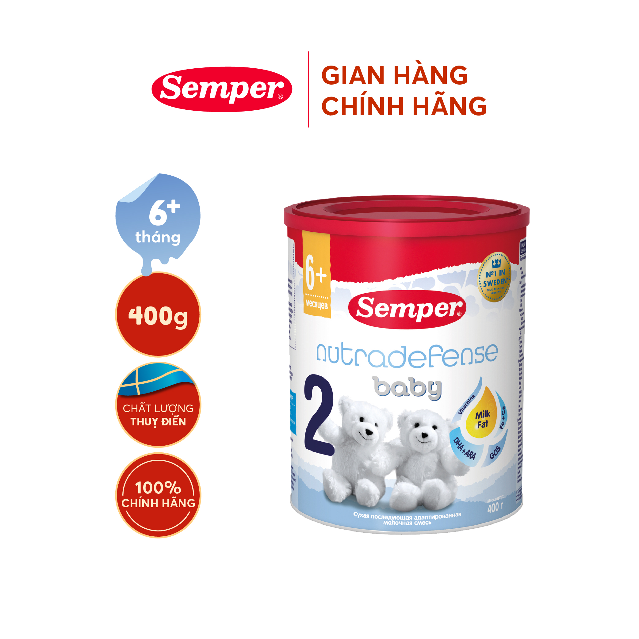 Combo mix các sản phẩm dinh dưỡng cho trẻ từ 6 tháng tuổi Semper, Agusha, Fruto Nyanya