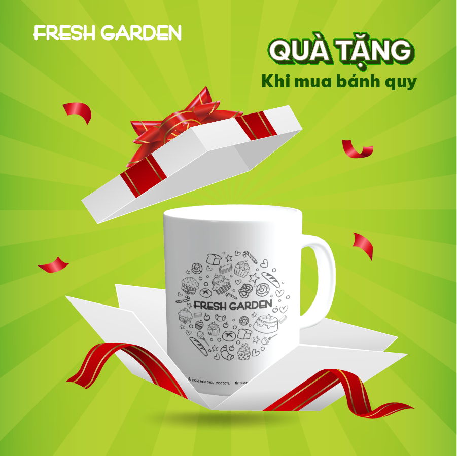 Quà Tặng Không Bán FRESH GARDEN Khi Mua Bánh Quy Tết