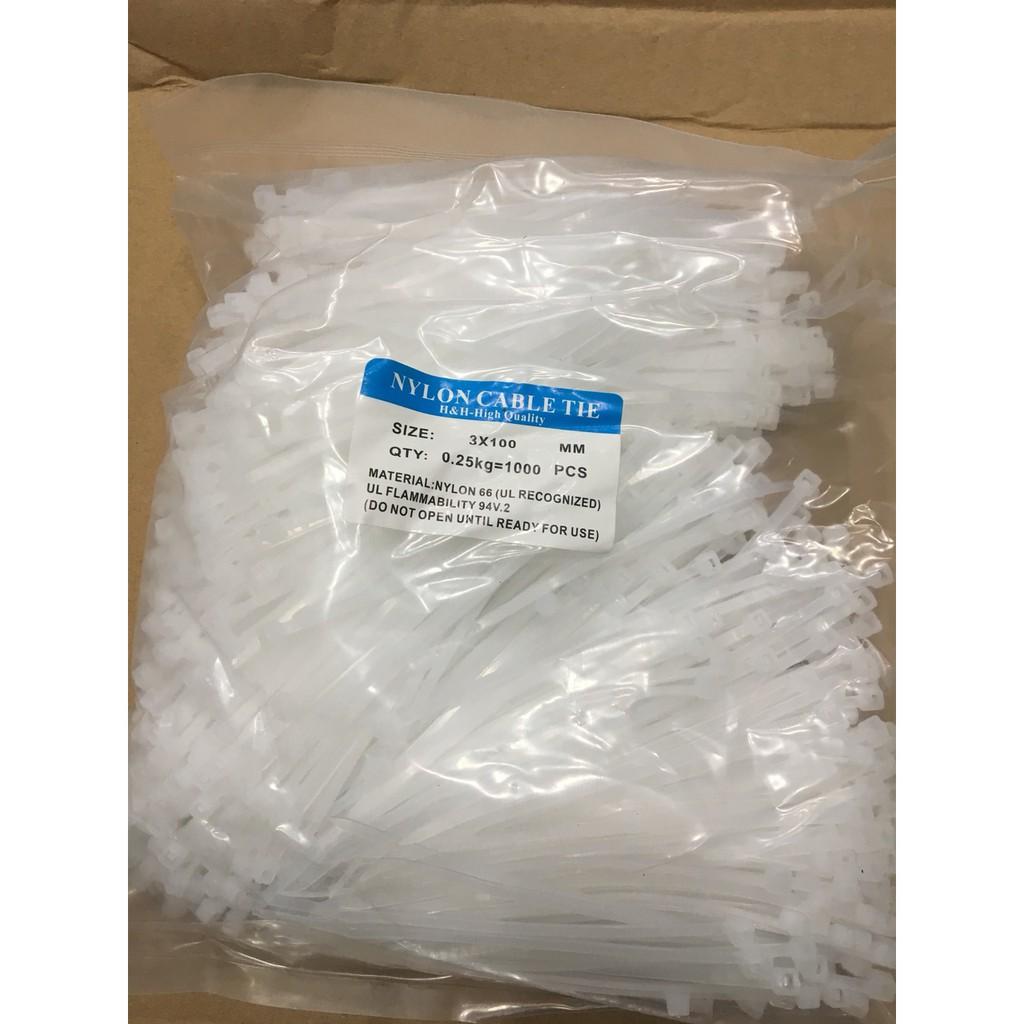 250g  RÂY RÚT, DÂY THÍT, LẠT NHỰA 3mmx100mm