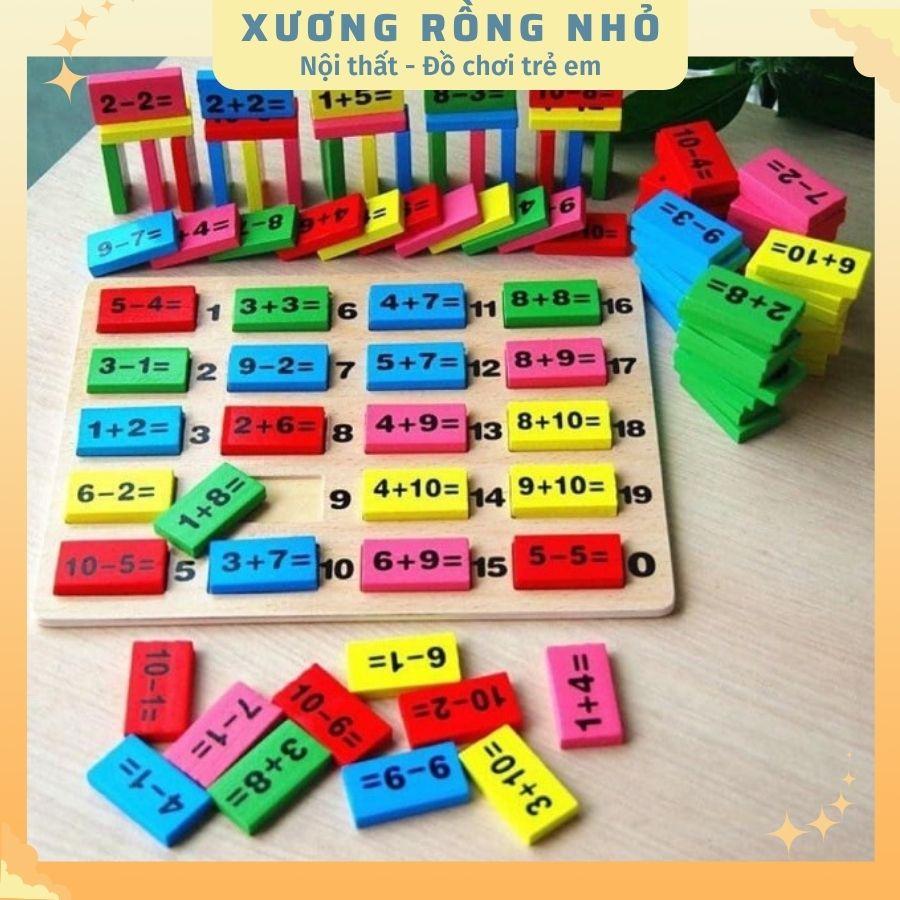 Đồ chơi Domino 110 quân bằng gỗ