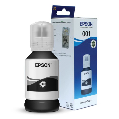 Mực in Epson 001 (C13T03Y100) Black Ink Bottle  - Dùng cho Epson L4150, L4160/ L6160/ L6170/ L6190/ L6191 - Hàng chính Hãng