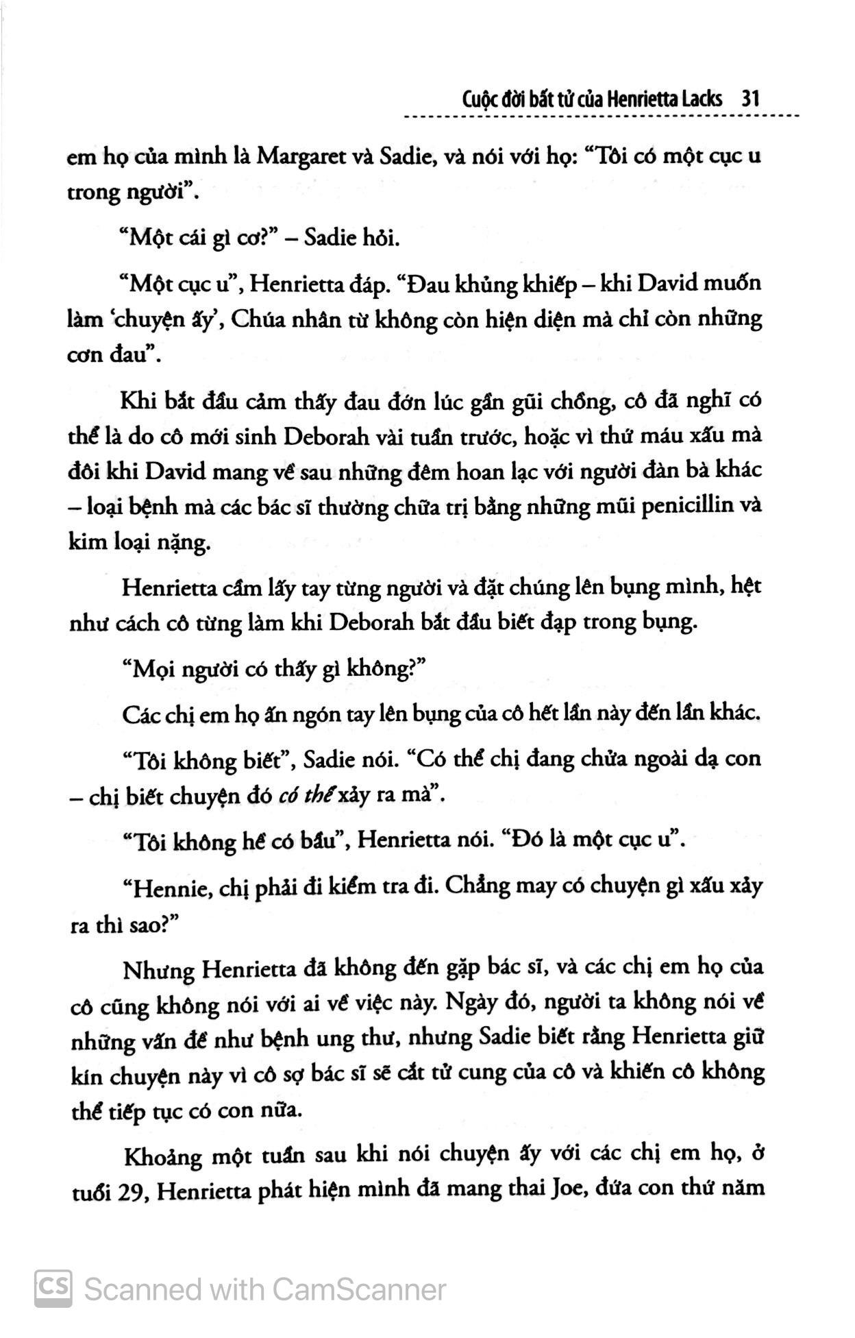 Sách Cuộc Đời Bất Tử Của Henrietta Lacks