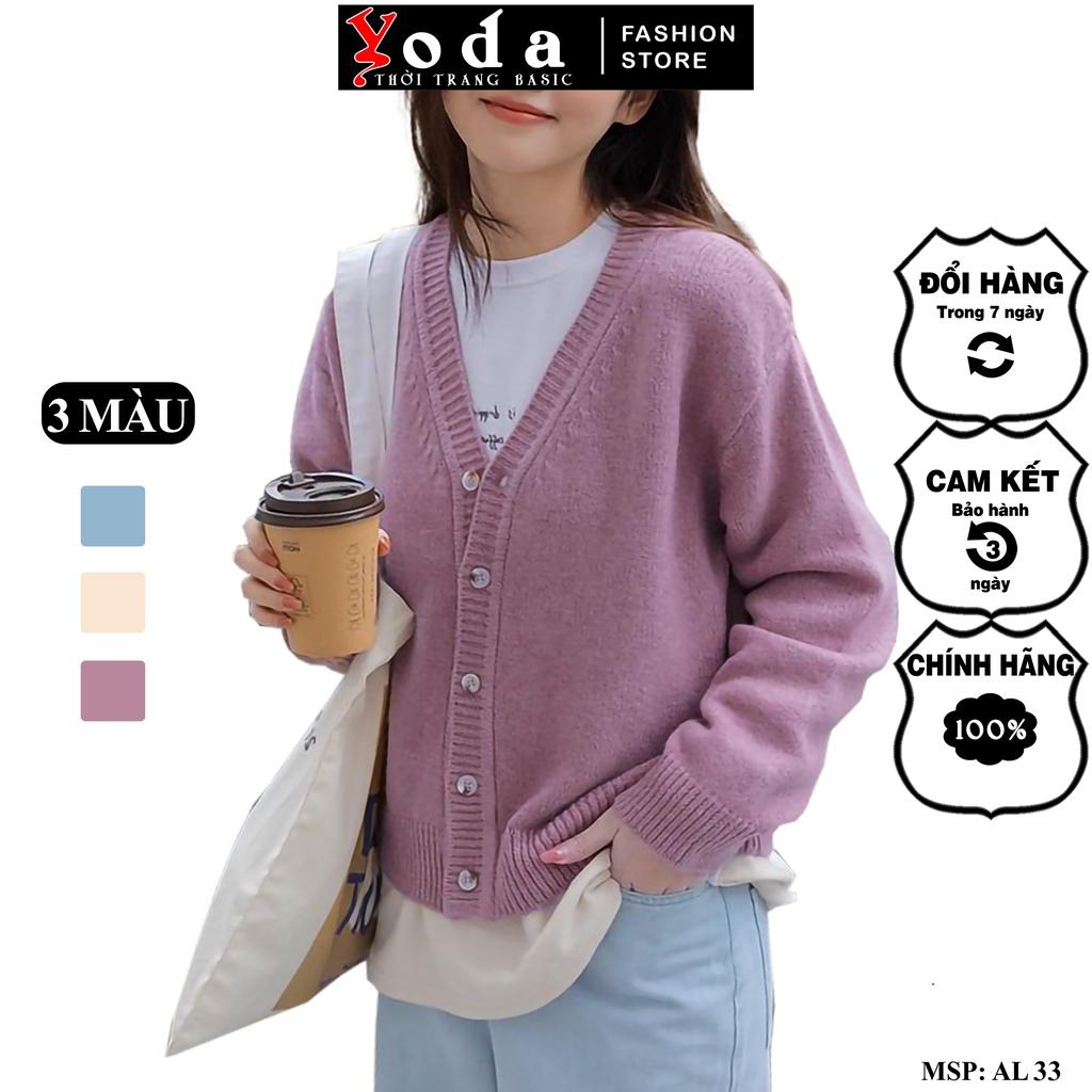 Áo Khoác Cardigan Nữ YODA Chất Len Lông Cừu Mềm Mại Dáng Dễ Thương AL33