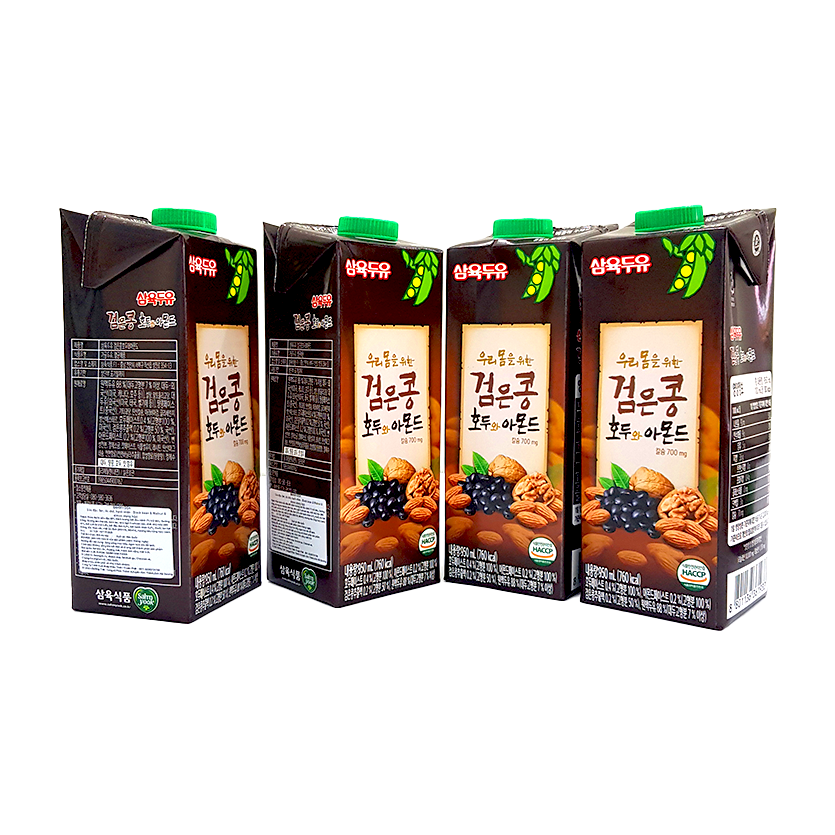 Sữa đậu đen óc chó hạnh nhân Sahmyook Hàn Quốc dạng hộp