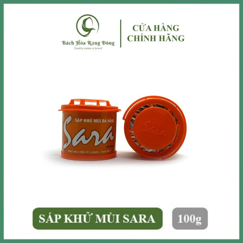 Sáp Thơm Khử Mùi Phòng Ngủ Đa Năng Sara 100g Sáp Khử Mùi Chuyên Dụng Giúp Khử Mùi Hôi Trong Tủ Lạnh, Nhà Bếp, Nhà Vệ Sinh...