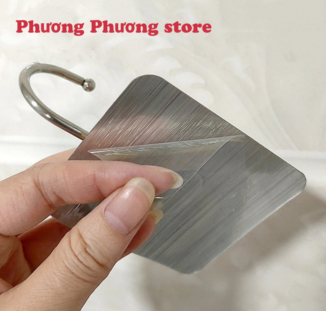 Móc Dán Tường Cao Cấp , Móc Dính Tường Treo Đồ Nặng Siêu Dính Inox 304 - Đa Năng