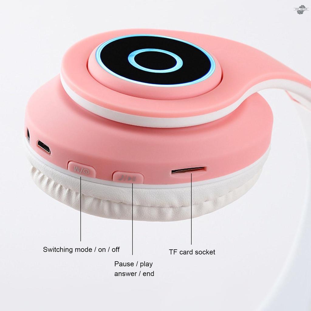 Tai Nghe Chụp Tai Không Dây Bt5.0 Có Mic Hỗ Trợ Thẻ Nhớ Tf Mp3 B39 Cho Pc Laptop Điện Thoại