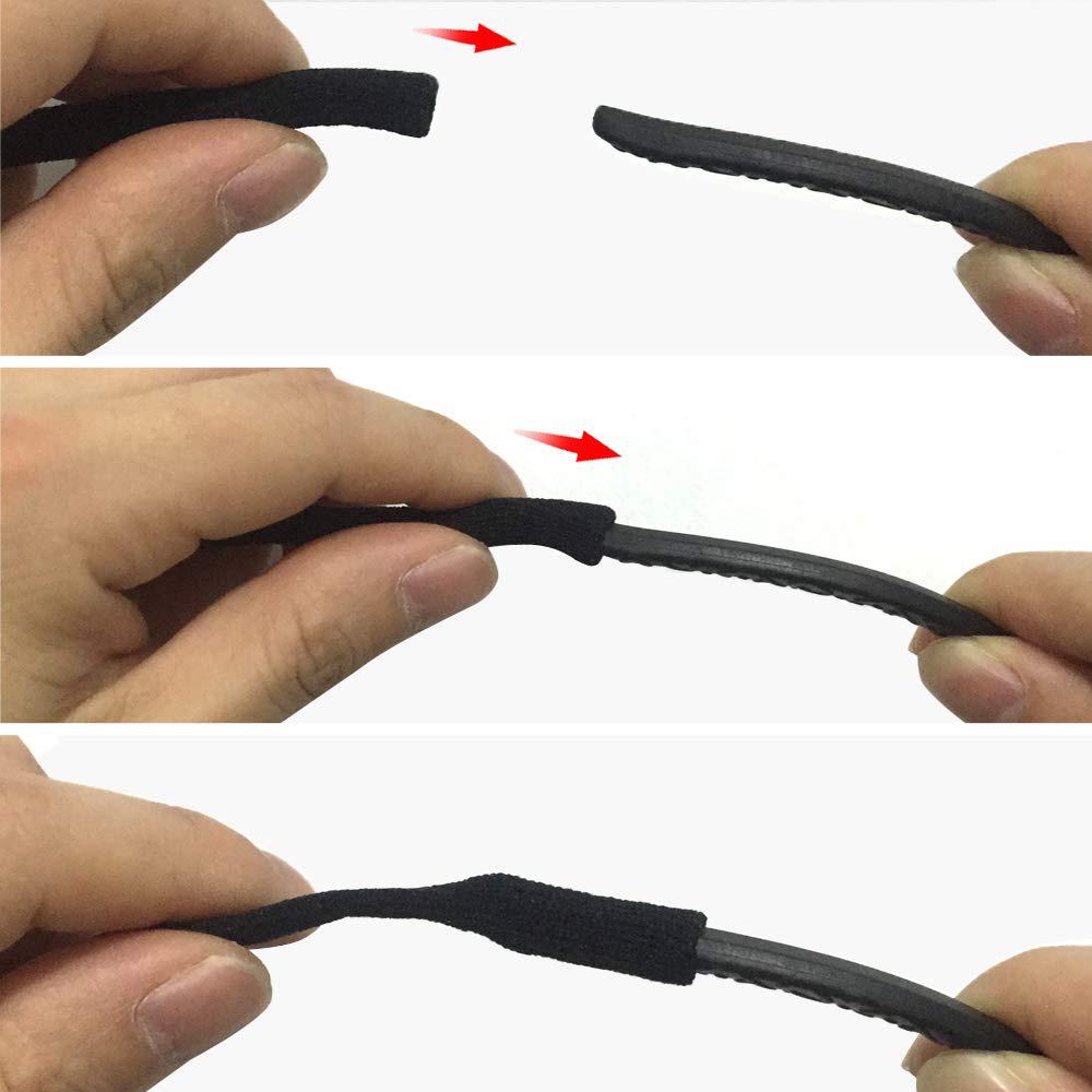 Kính kính đeo kính thể thao dây đeo kính nam Chain phụ nữ kính chống trượt dây dây đeo dây đeo cho kính thể thao, kính râm, kính đọc sách, kính an toàn được làm bằng 5 miếng kính