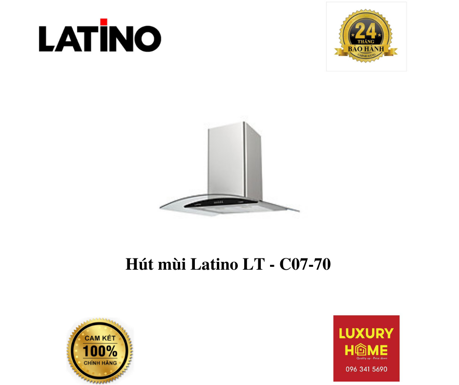 Hút mùi Latino LT - C07-70 Chính Hãng