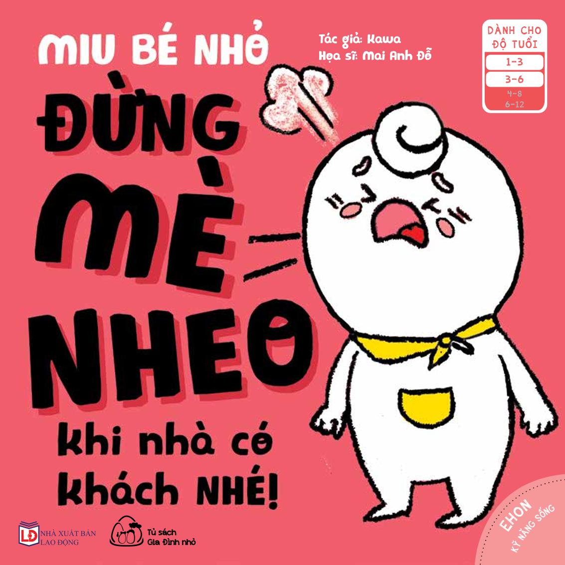 Sách bộ- 08 cuốn - Ehon kĩ năng sống - Miu Bé Nhỏ (P2)