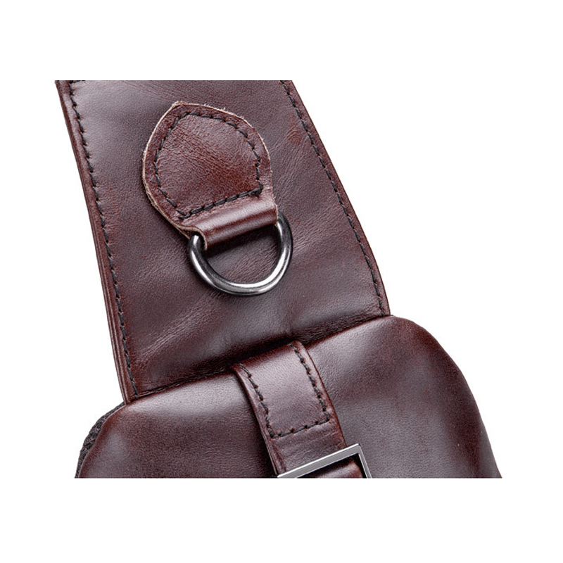 Túi đeo chéo nam DA BÒ THẬT phong cách mới – BEE GEE DCN9118