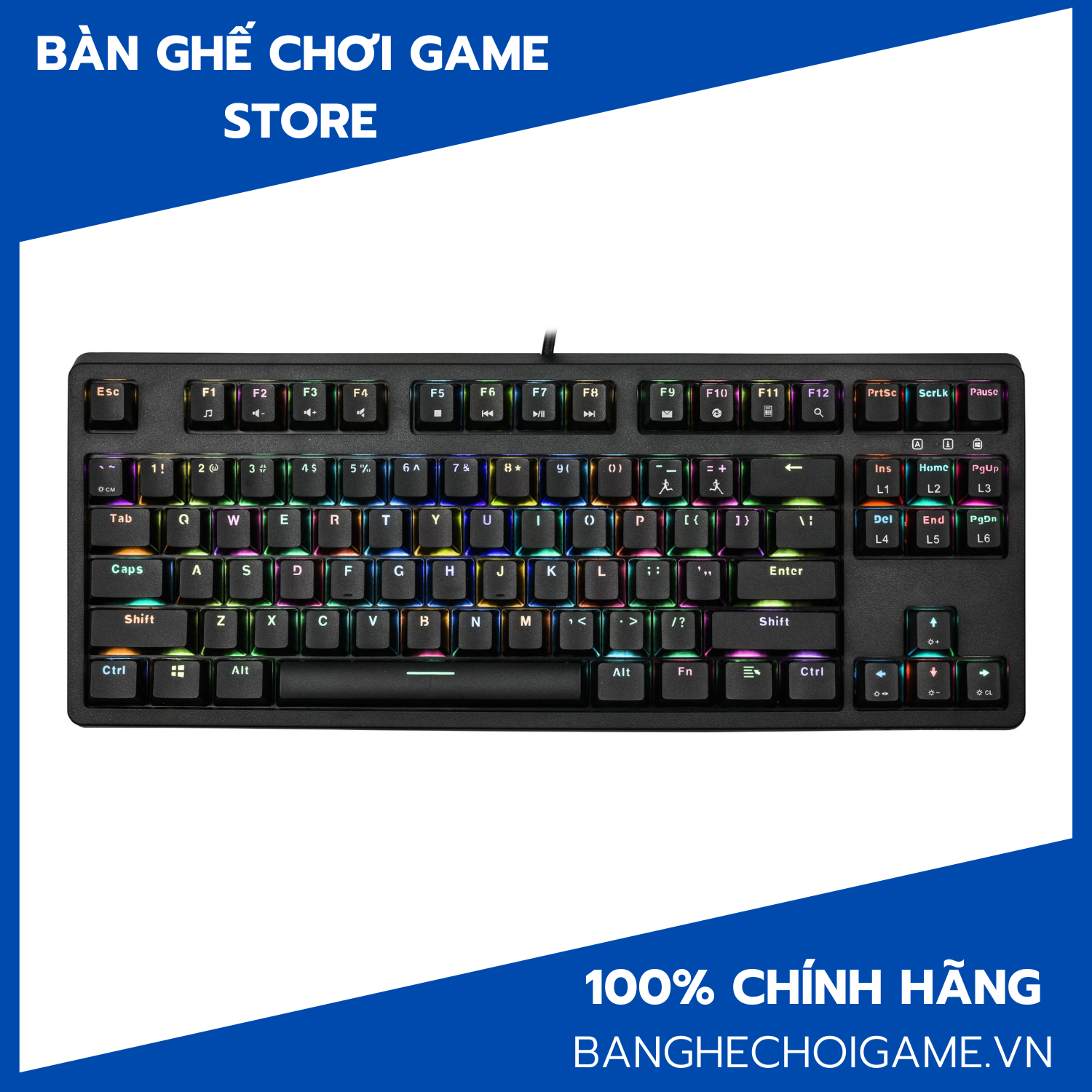 Bàn phím cơ E-Dra EK387L RGB Huano Switch - Hàng chính hãng