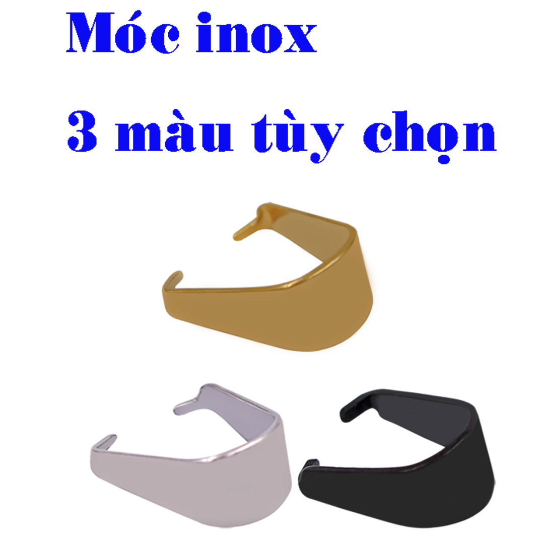 Mặt Phật A di đà đá obsidian 5 cm kèm vòng cổ dây cao su đen - mặt dây chuyền size lớn - size L, Mặt Phật bản mệnh