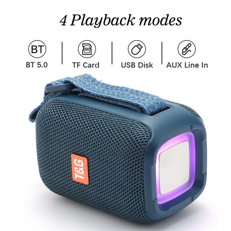 Loa bluetooth T&G-339, loa mini xách tay hỗ trợ USB, thẻ nhớ TF, bass cực mạnh nghe nhạc chất lượng tốt-Hàng Chính Hãng