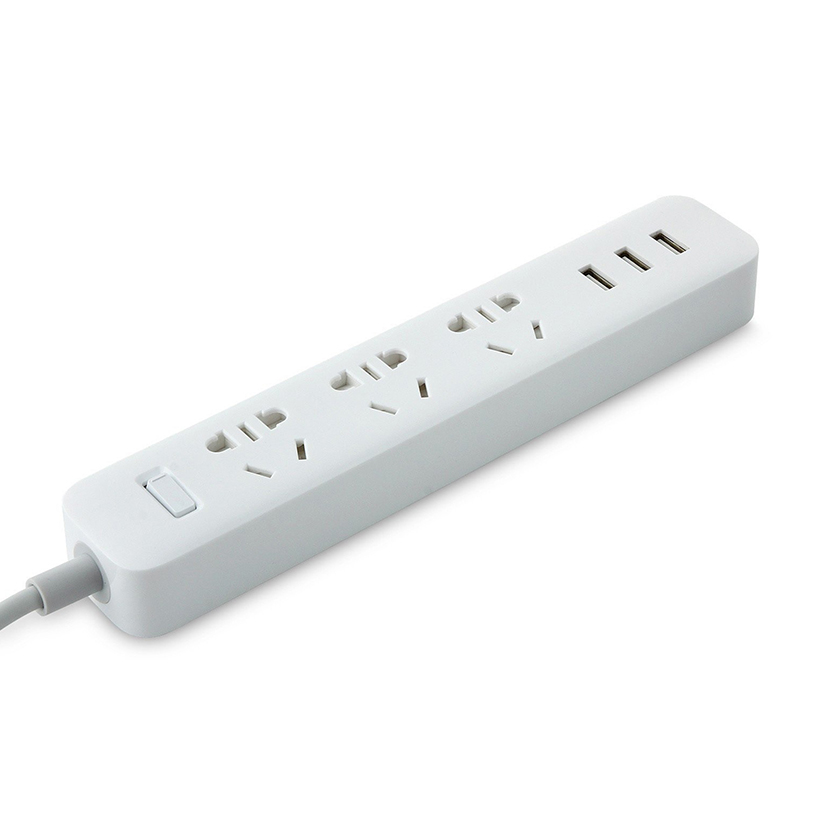 Ổ Cắm Điện Tích Hợp Sạc USB Xiaomi Mi Power Strip - Hàng Chính Hãng