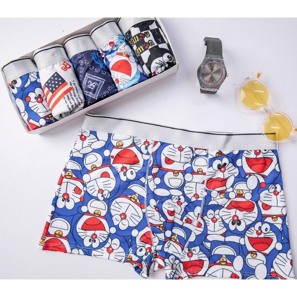 Quần Lót nam IN HÌNH thun lạnh Doreamon, quần sịp nam in hình ngộ nghĩnh cao cấp SIH01 - PROMAN