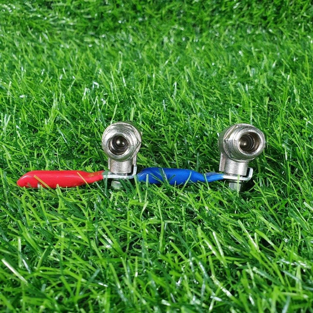 Bộ Khẩu + Khóa Cấp Nước Đầu Vào Máy Lọc Nước RO ( Ren 21 Ra Dây 10 &amp;  Ren 21 Ra Dây 6)