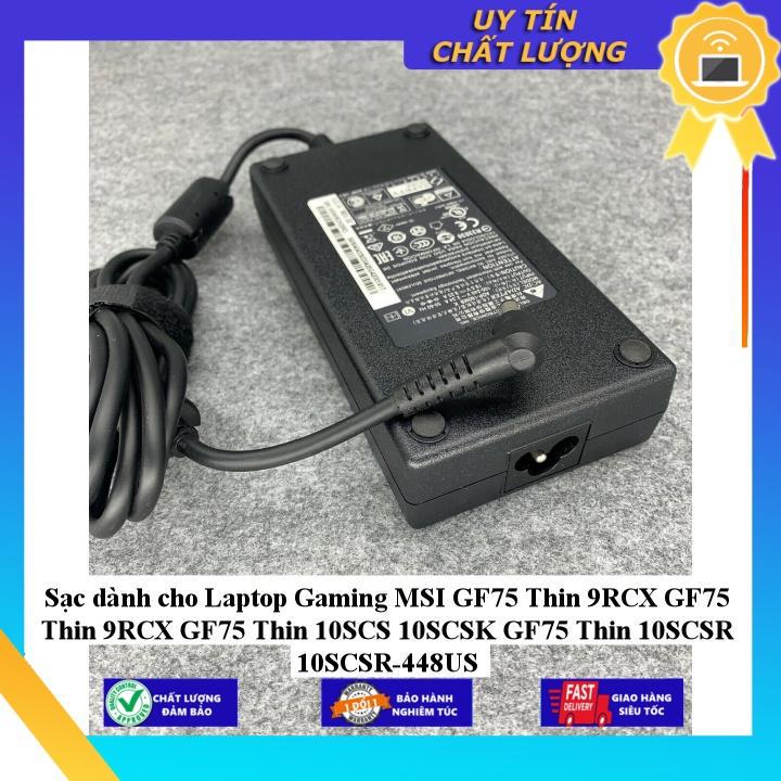 Sạc dùng cho Laptop Gaming MSI GF75 Thin 9RCX GF75 Thin 9RCX GF75 Thin 10SCS 10SCSK GF75 Thin 10SCSR 10SCSR-448US - Hàng Nhập Khẩu New Seal