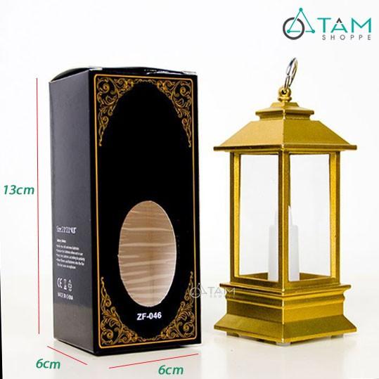 Nhà đèn Giáng sinh điện tử cao cửa trong suốt X-NHDEN-03