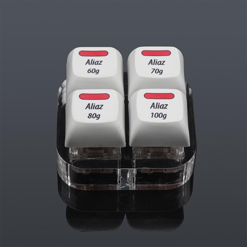 HSV 4 Key Caps Testing Tool Pink Aliaz Switches Keyboard Tester 60g 70g 80g 100g Keycaps Switches Shaft Testing Tool