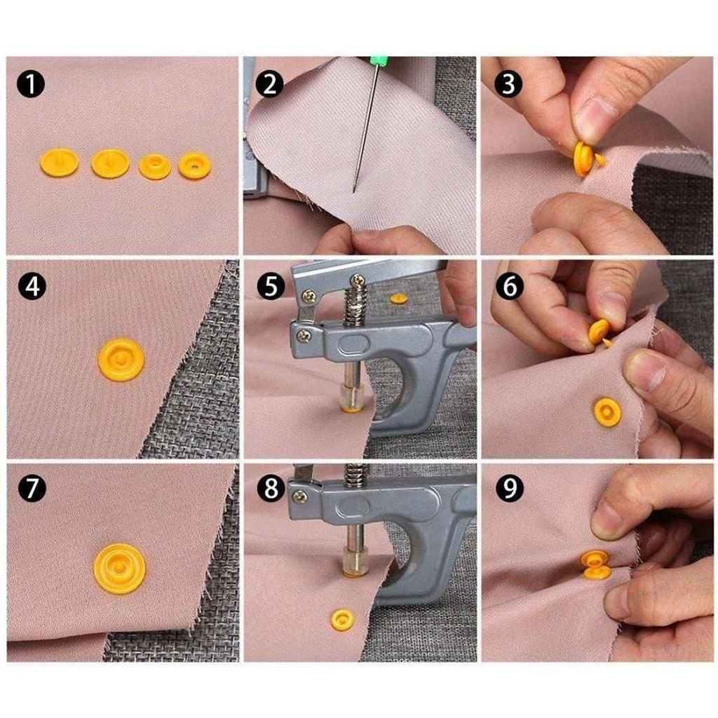 Kìm bấm cúc, kìm dập cúc nhựa