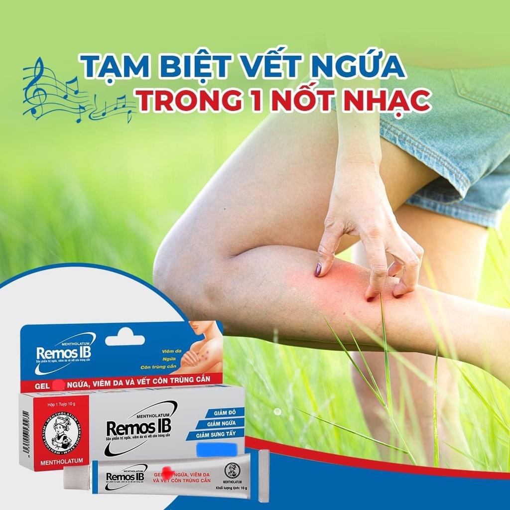 REMOS IB - GEL BÔI GIẢM NGỨA DO MUỖI ĐỐT, CÔN TRÙNG CẮN