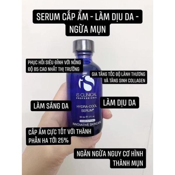 HÀNG NHẬP KHẨU - Serum iS Clinical Hydra Cool B5 + HA Cấp Nước, Làm Dịu, Dưỡng Ẩm, Phục Hồi Da, Giảm Kích Ứng