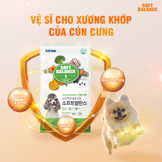- Thức ăn hạt mềm cho chó mọi lứa tuổi vị vịt SOFT BALANCE